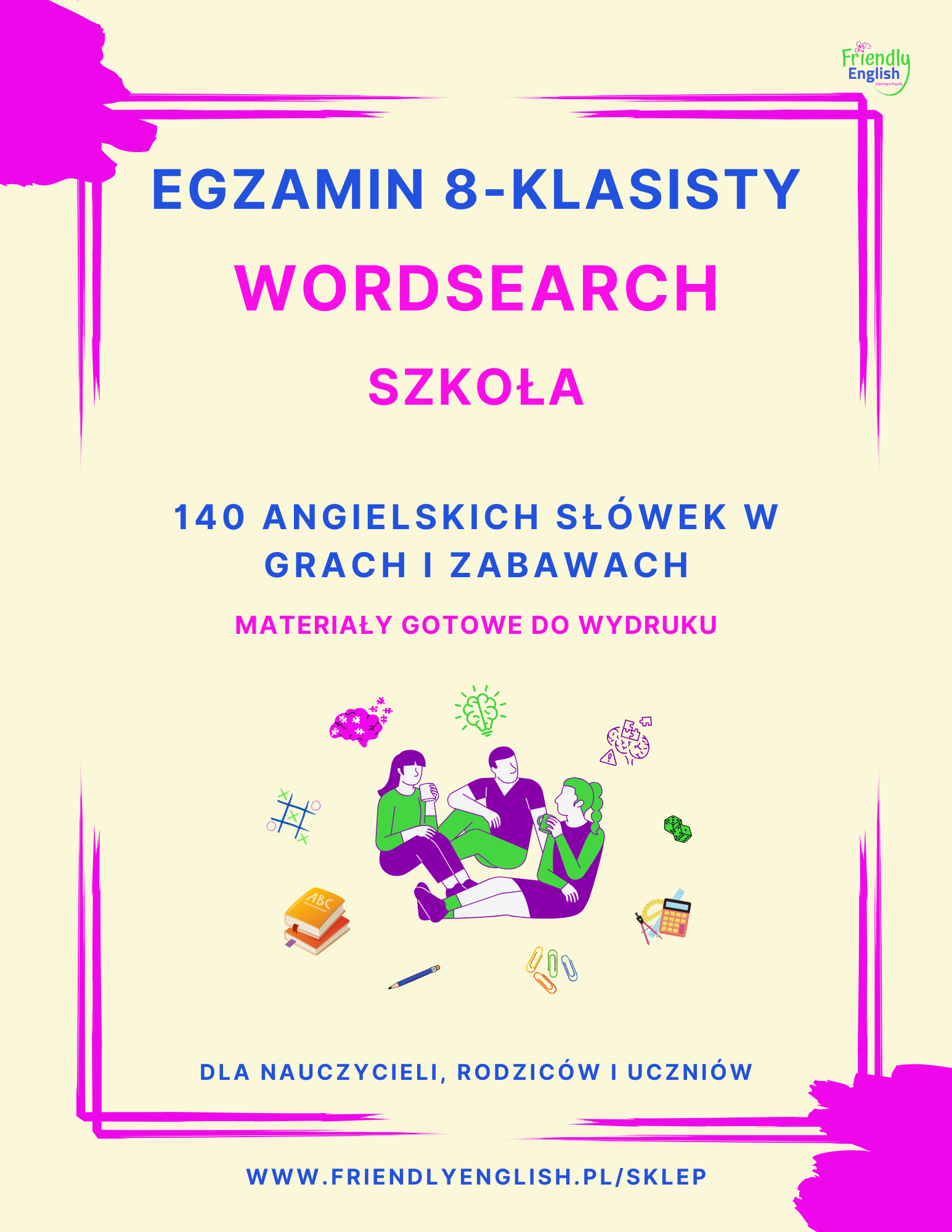Okładka Wordsearch SZKOŁA